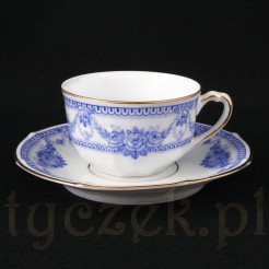 Antyczna filiżanka mocca ze spodkiem Eamag Bavaria (1922-1927).