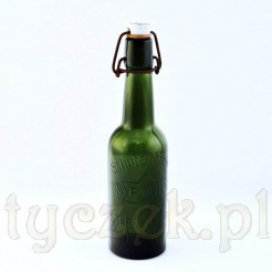 Antyk STOLP butelka szklana z oryginalnym zamknięciem