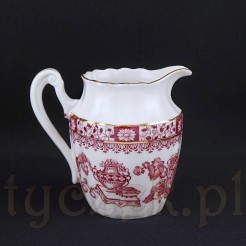 Finezyjny mlecznik porcelanowy ze wzorem China Rot