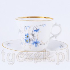 Gustowna filiżanka porcelanowa z dziewiętnastego wieku