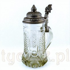 Kufel szklany z XIX wieku
