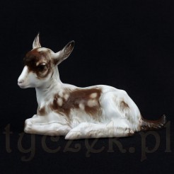Porcelanowa figurka kozy