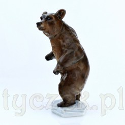 Niedźwiedź stojący z porcelany Rosenthal - cenna figurka