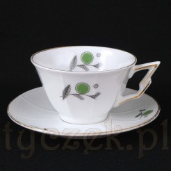Filiżanka Mocca Zeh Scherzer Art Deco lata 30.te XXwieku