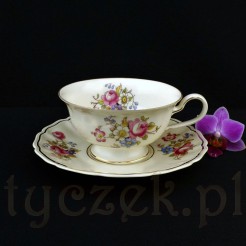 Herbaciana filiżanka marki Rosenthal