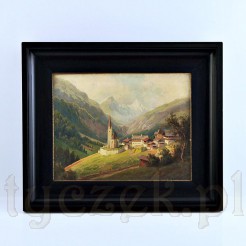Alpejski pejzaż zatytułowany „Heiligenblut mit dem Großglockner” 