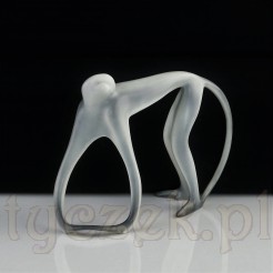 Wyjątkowa porcelanowa figurka "Gibon" Ćmielów