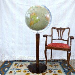 Gustowny Globus podłogowy z lat trzydziestych XX wieku