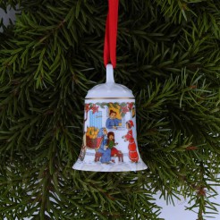 Greckie Święta na porcelanowym dzwonku Hutschenreuther 2004