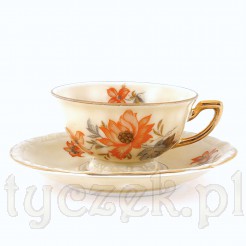 Przepiękna porcelanowa filiżanka do mokki