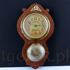 Luksusowy zegar wiszący JUNGHANS z okresu secesji