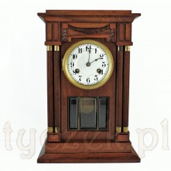 Ekskluzywny zegar stojący w drewnianej obudowie 