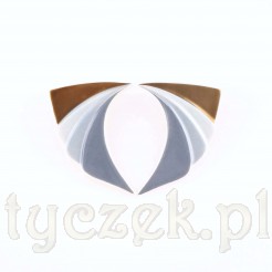 Wyjątkowe - skrzydlate klipsy Pierre Cardin