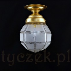 Lampa podsufitowa w kształcie nonagonu