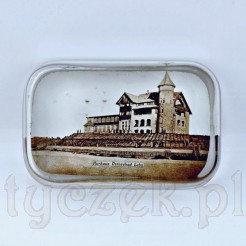 Szklany przycisk z widokiem "Kurhaus Ostseebad Leba"