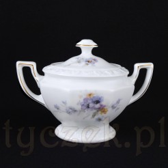 1928r. Cukiernica MARIA Rosenthal śnieżnobiała porcelana w piękne kwiaty
