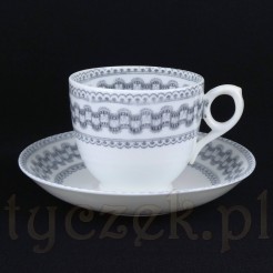 Antyk Filiżanka Brown Westhead Moore MILAN Transferware Wiktoriańska XIX w