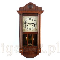 Finezyjny zegar ścienny z epoki Art Nouveau