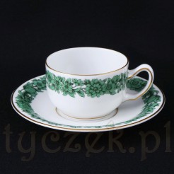 Rosenthal Plössberg 1918 - stuletnia filiżanka mocca fason 48 w Green Camaieu