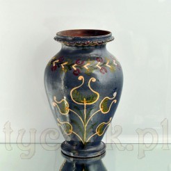 Kaszubski wazon ceramiczny z manufaktury Necel