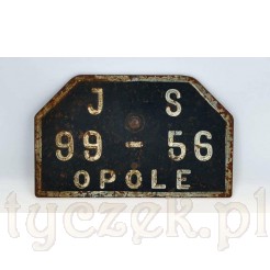 Stara tablica rejestracyjna - OPOLE