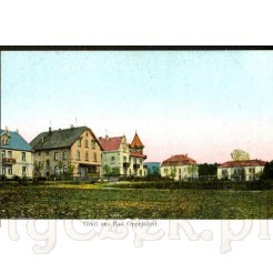 Domy opieki, pensjonaty wzdłuż dzisiejszej ulicy Lipowej w Opolnie Zdrój