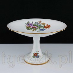 Rzadka i piękna patera na owoce z porcelany Rosenthal z okresu międzywojennego - ręcznie malowana dekoracja kwiatowa