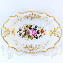Porcelanowa misa w stylu Biedermeier