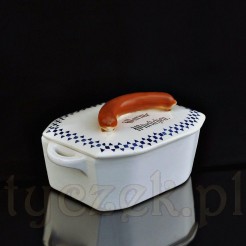 Ciekawy ceramiczny pojemnik na parówki