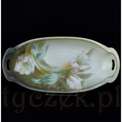 Piękne tulipany zdobią szlachetną porcelanę RS Tillowitz