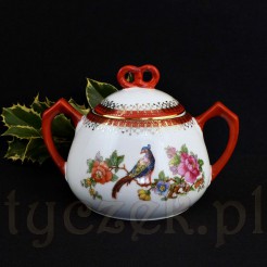 Wytworna cukiernica dla kolekcjonera śląskiej porcelany