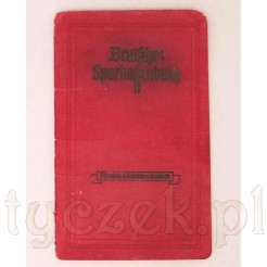Sprakssenbuch - stara książka oszczędnościowa