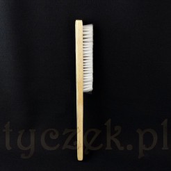 Ręczna szczotka drewniana z włosiem nylonowym