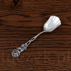 Prawdziwe srebro - stylowa łyżeczka do cukru lub soli