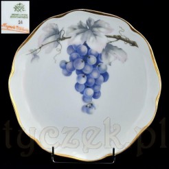 Zabytkowy talerz Rosenthal z motywem winogron