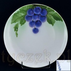 Dekoracyjne malowane winogron na talerzu Bavaria
