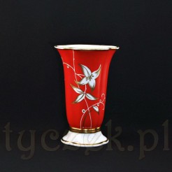 Luksusowy śląski wazon porcelanowy