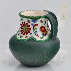 Unikatowy wazon z ceramiki marki Krause Schweidnitz