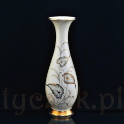 Porcelanowy wysoki wazon na kompozycje kwiatowe