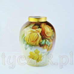 Zjawiskowy wazon wykonany ze szlachetnej porcelany