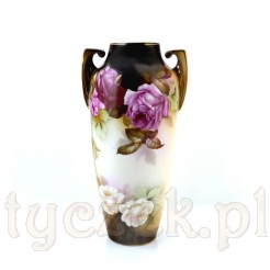 Duży porcelanowy wazon wykonany na Śląsku