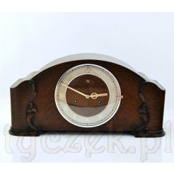 Luksusowy zegar kominkowy z okresu międzywojenneo