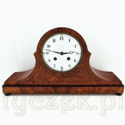 Dostojny zegar kominkowy słynnej marki LENZKIRCH ok 1920 rok