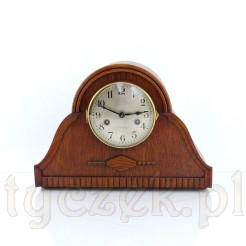Luksusowy zegar w drewnianej obudowie z markowym werkiem 7 dniowym