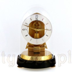 Luksusowy zegar biurkowy pod szklaną kopułą jak roczniak