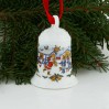 1985 świąteczny dzwonek porcelanowy z limitowanej kolekcji Hutschenreuther