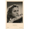 Zamyślona HERTHA FEILER- austriacka aktorka na dawnej pocztówce