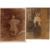 Dwie młode damy uwiecznione na dawnych fotografiach