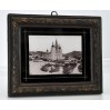 Mariazell zabytkowy szklany obrazek w starej ramce