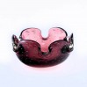 Ametystowa miseczka Murano Bullicante w typie Floriform - Wenecja ok 1960 rok